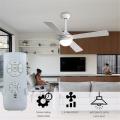 The smart ceiling fan with LED bright light