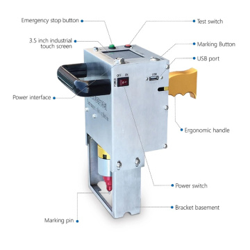 Electrical Handheld Motorcycle Frame Marking Machine Manufacture