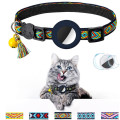 Personalisierter Stammesausbruch GPS -Katzenkragen mit Glocke
