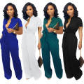 Sexy v -Neck -Overalls von Frauen