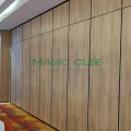 Interior ceiling design movable acoustic dividers