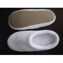 Brushed White Hotel Velvet Slipper