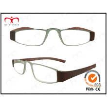 Moda y Ventas Calientes Metal Frame y Plástico Temple Reading Glasses (WRP507265)