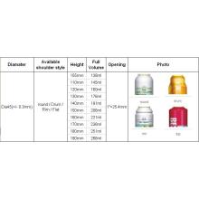 Latas de aerosol para envases cosméticos