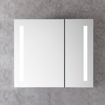 Modern Bathroom Mirror Cabinet With Anti-fog & Waterproof