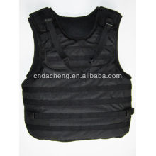 Chaleco/chaqueta impermeable negro bala