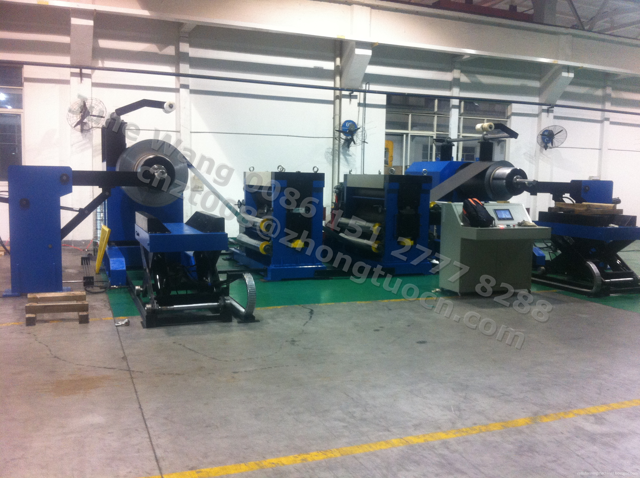 embossing machine line