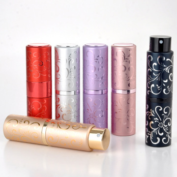 15ml Perfume Refill Travel Atomizer with Embossed Rotation