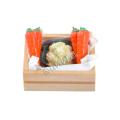 Dolls House Kitchen Miniature Resin Vegetable In Basket