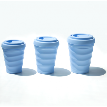 Reusable Silicone Coffee Cup Mug with Lids