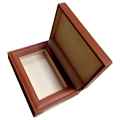 High End Brown PU Leather Storage Packing Box