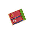 Nationalflagge-Reverspin, Metallabzeichen (GZHY-LP-024)