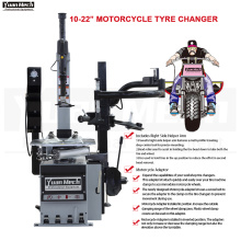 Grey Tilt Back Fully Automatic Motorcycle Tire Changer