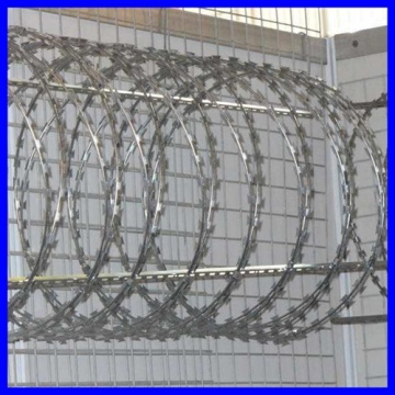 Concertina Razor Wire 450mm diámetro de la bobina