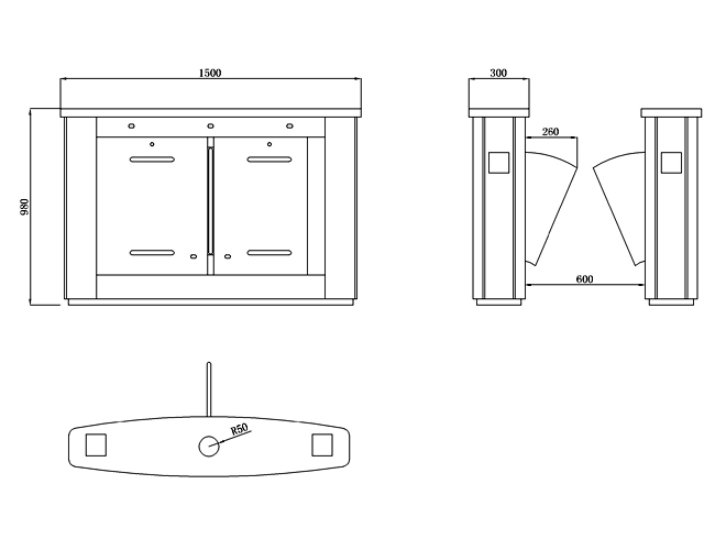 Subway Flap Barrier