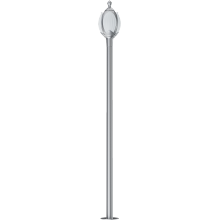 3-5m Lotus-Element Silber Garden Lamp Street Light