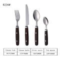 Faux Wood Stainless Steel Cutlery