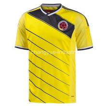 2014 newest Colombia World Cup Jersey Thailand quality soccer uniform kits