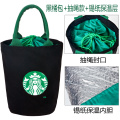 Hand bag canvas insulated cooler bag