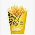 Fries chip de papel copos takeaway recipiente de fast food