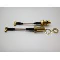 SMA to MMCX right angle coaxial cable assembly