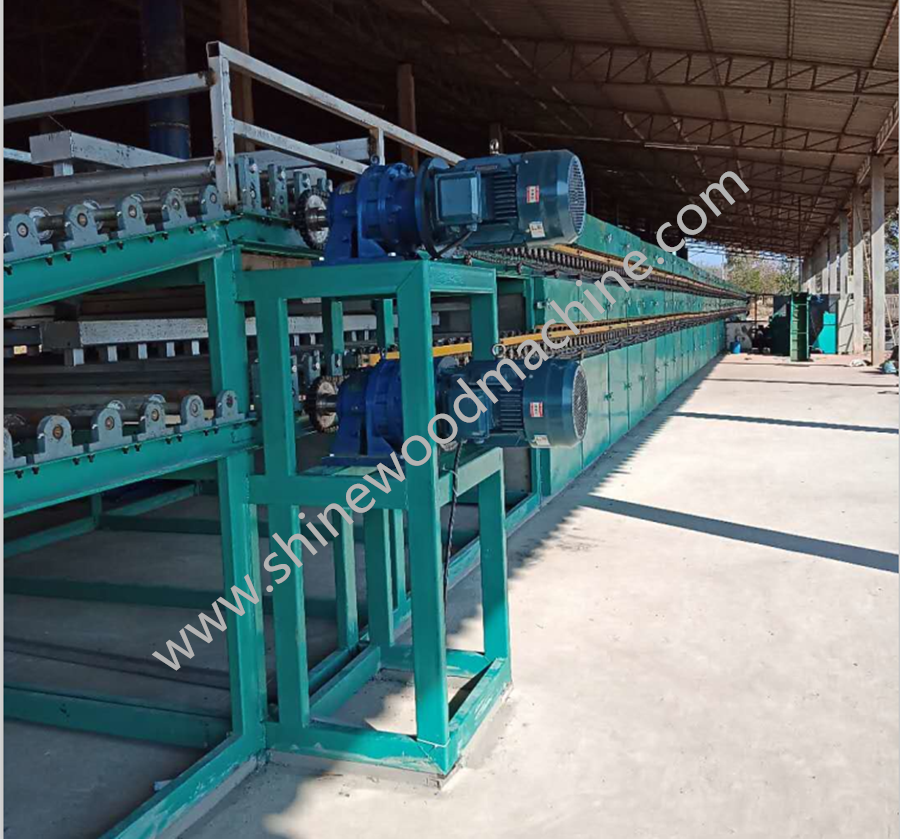 Veneer drying machine