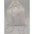 drawstring bag  canvas bag