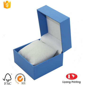 Square Plastic Watch Box With Velvet Pillow