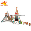 Playground slide and swing set sections