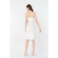 Robe de glissement blanche dames