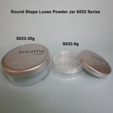 5g 10g Round Shape Powder jar with sifter