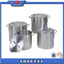 Fornecedor China Stainless Steel Handle Aluminum Stock Pot