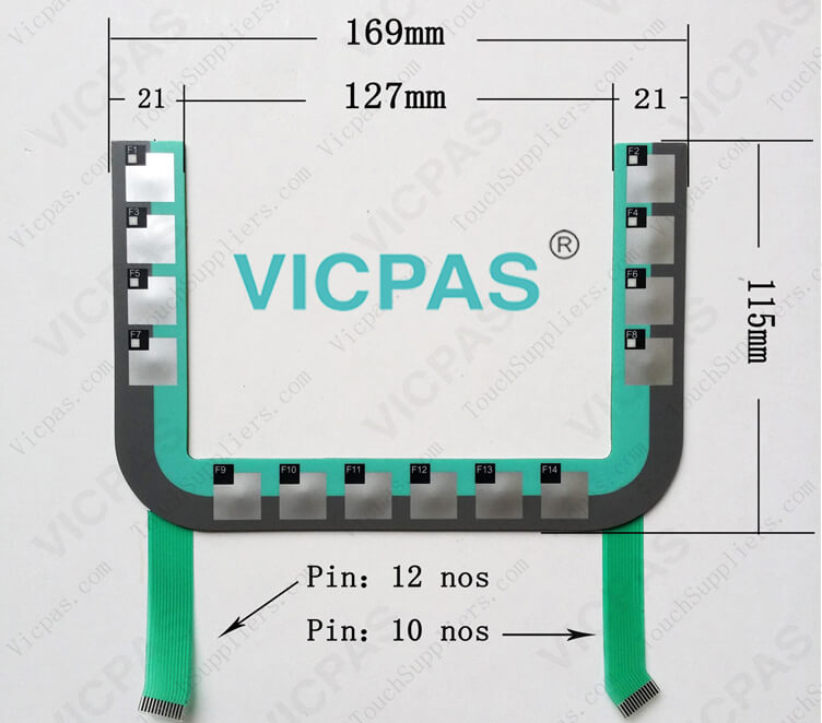 6AV6645-0AB01-0AX0 Membrane Keypad