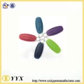 colorful rubber silicone zipper puller for bags