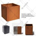 Garden Corten Steel rustic large flower pots planters