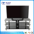 Tempered Glass Living Room Furniture TV Stand DVD Bracket