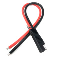 Conector de cable solar SAE con clip de cocodrilo