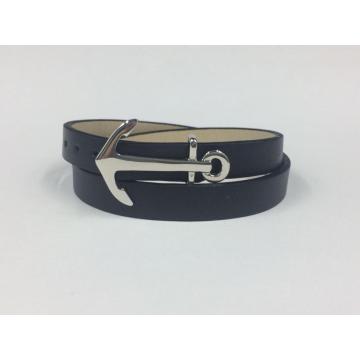 New Design Personalized Adjustment Leather Anchor Bracelet