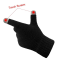 Touch scree knitted gloves full finger for winter