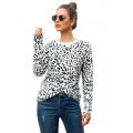 Hot Sale Leopard Print Women's Long-sleeved T-shirt