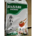 Especiarias em pó de wasabi japonês