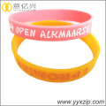 Custom Logo size design rubber bracelet promotional items