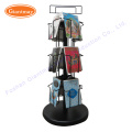 Customized Greeting Postcard Wire Rotating Display Postcard Counter Display Metal Stands Gift Cards Rotatable