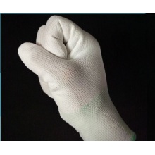 Knitted PU Finger Coated 13 Gauge Carbon Fiber ESD Gloves