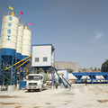 HZS35 skip type concrete batching plant in India