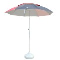 Adjustable tilt mechanism outdoor fishing umbrella