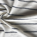 linen viscose rayon stripe spandex knitting fabric