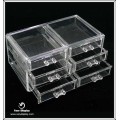 Wholesale Square Clear Acrylic Box With Drawer