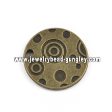 Round shape jewelry alloy pendant necklace