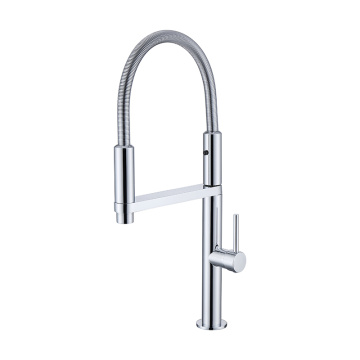 Spring Loaded Pullout Kitchen Faucet